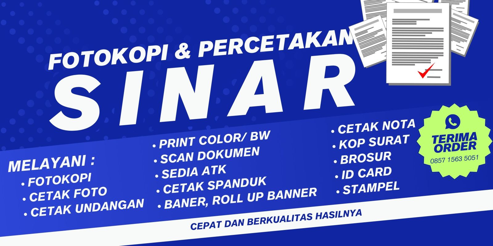 Foto Copy Sinar: Solusi Cepat untuk Kebutuhan Dokumen di Cilacap